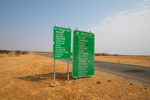 QRIDA QLD road sign